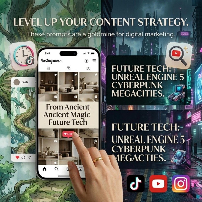 1,000,000 AI Art Prompts Digital Download | Excel Library for AI Image Generation