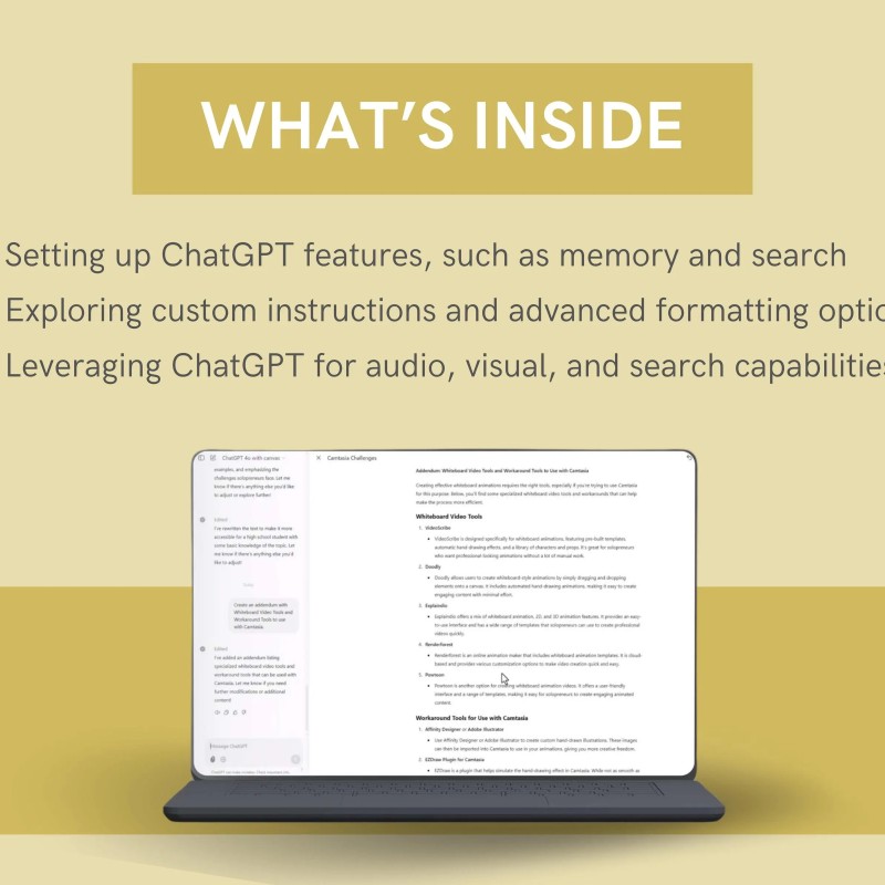 Ultimate ChatGPT Mastery Course 2025 – AI Automation, Content Creation & Passive Income