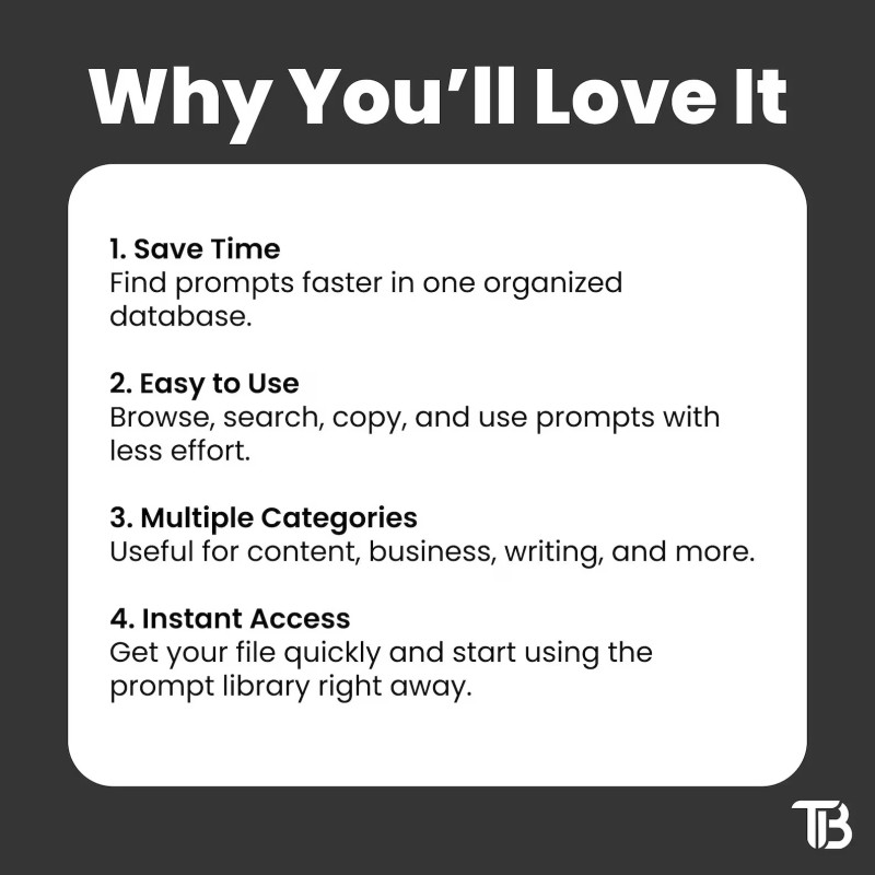 100,000+ AI Bundle, ChatGPT Prompt Pack, Searchable Prompt Library, Digital Download for Content Creators & Marketers