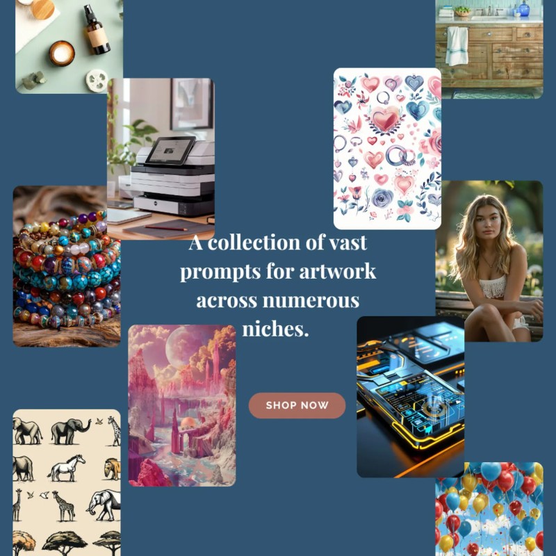 Midjourney Prompt Bundle | Master Resell Rights (MRR) | PLR Digital Products to Sell | Midjourney Prompts, PLR AI Art Prompts for Digital Sellers