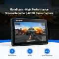Bandicam - High Performance Screen Recorder | 4K/8K Game Capture | Lifetime License | Windows