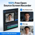 Captura - Lightweight Open Source Screen Recorder | No Watermark, No Lag | Lifetime Free | For Windows