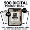 500 Digital Product Ideas Bundle, MRR PLR Passive Income Guide, Etsy Bestsellers to Sell, Small Business Digital Download, DFY Ideas
