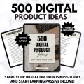 500 Digital Product Ideas Bundle, MRR PLR Passive Income Guide, Etsy Bestsellers to Sell, Small Business Digital Download, DFY Ideas
