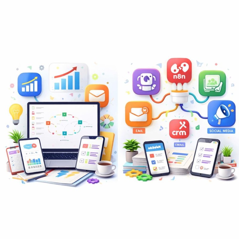 8000+ n8n Automation Templates Bundle | AI Workflows, Social Media Automation, Marketing, Content Creation Toolkit DRDOOMIARTS