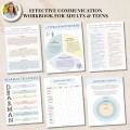 Effective Communication Workbook, Therapist Toolkit Counseling Resources for Active Listening Assertive Communication for Teens & Adults