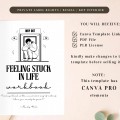 PLR Feeling Stuck in Life Workbook for Commercial Use, Printable and Editable Template, Feeling Trapped Worksheets, Self-Growth