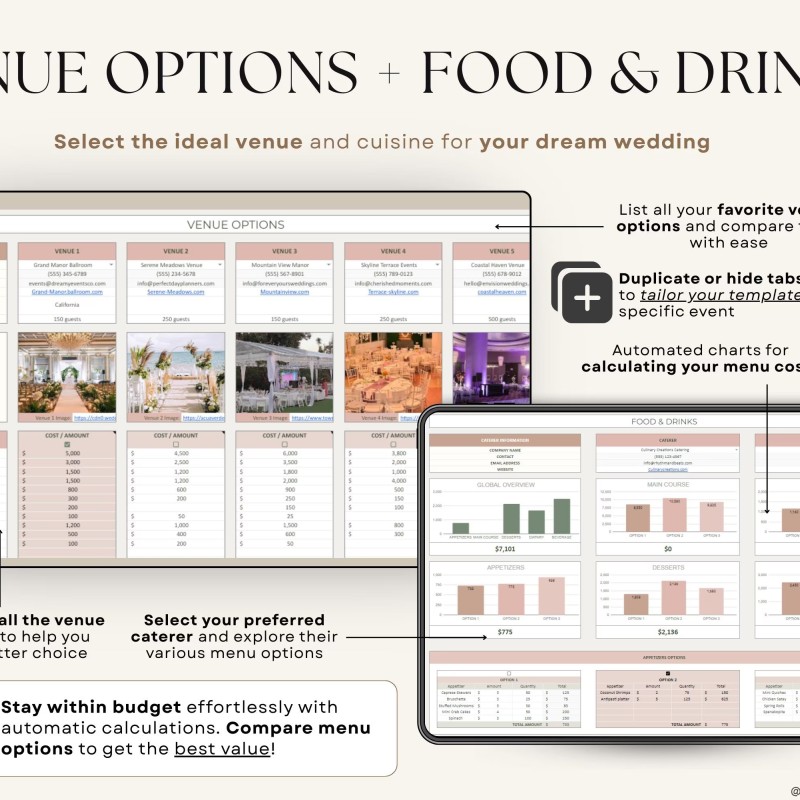 Wedding Planner Spreadsheet Wedding Budget Tracker Wedding Timeline Checklist Guest List Tracker Wedding Itinerary Seating Plan Wedding Gift