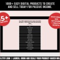 1000 Digital Products Ideas To Create And Sell Today For Passive Income, Etsy Digital Downloads Small Business Ideas and Bestsellers to Sell