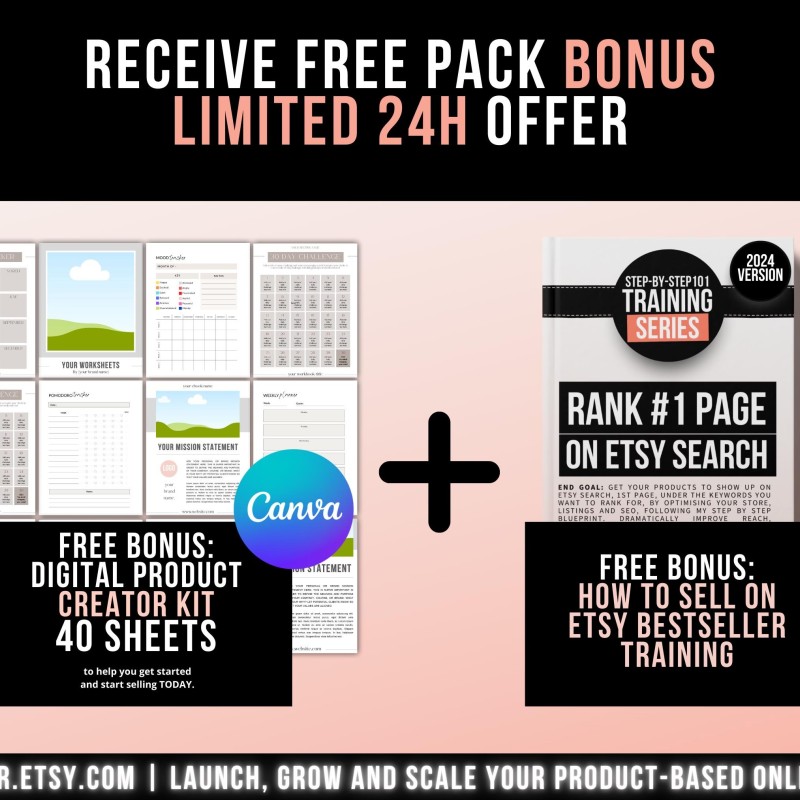 1000 Digital Products Ideas To Create And Sell Today For Passive Income, Etsy Digital Downloads Small Business Ideas and Bestsellers to Sell