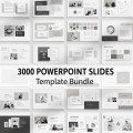 3000 PowerPoint Slide Templates | Modern Business Presentation (Digital Download)