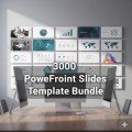 3000 PowerPoint Slide Templates | Modern Business Presentation (Digital Download)