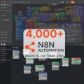 4000+ n8n Automation Templates Mega Bundle | AI & Social Media Workflows | Content Creation, Marketing, Business Automation Toolkit.