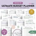 Budget Planner Printable PDF (Neutrals), Financial Planner Printable, Budgeting Binder, Finance Tracker Bundle, Paycheck Budget Template