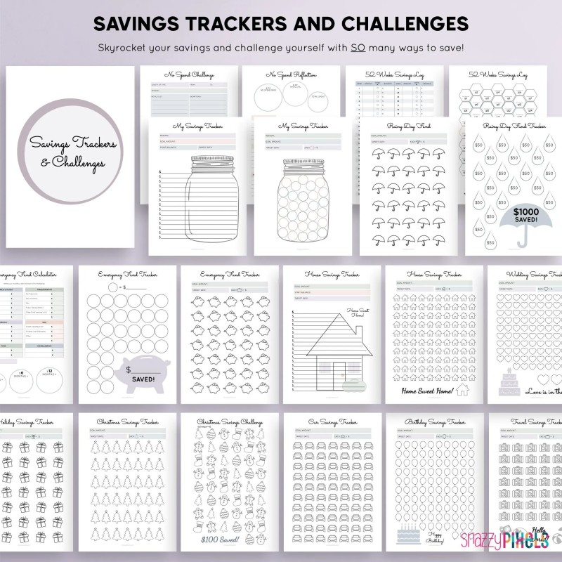 Budget Planner Printable PDF (Neutrals), Financial Planner Printable, Budgeting Binder, Finance Tracker Bundle, Paycheck Budget Template