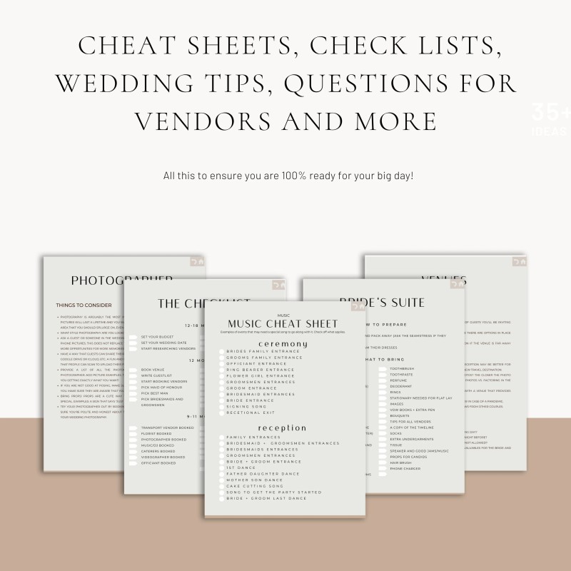 GOODNOTES 160+ Pages Wedding Planner Template Digital Download, PDF format, Minimalist Wedding Planner, Budget, Vision Boards, Hyperlinked
