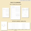 Printable Bullet Journal Pages & Bujo Template | Undated Daily Weekly Monthly Trackers | Habit Mood Anxiety Log A4 A5 Letter | Journal Kit
