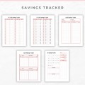 Printable Monthly Budget Planner: Bill Tracker, Savings & Debt (PDF Download)