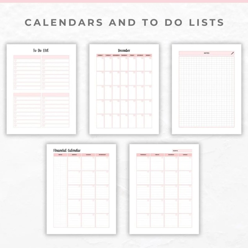 Printable Monthly Budget Planner: Bill Tracker, Savings & Debt (PDF Download)