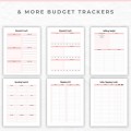 Printable Monthly Budget Planner: Bill Tracker, Savings & Debt (PDF Download)