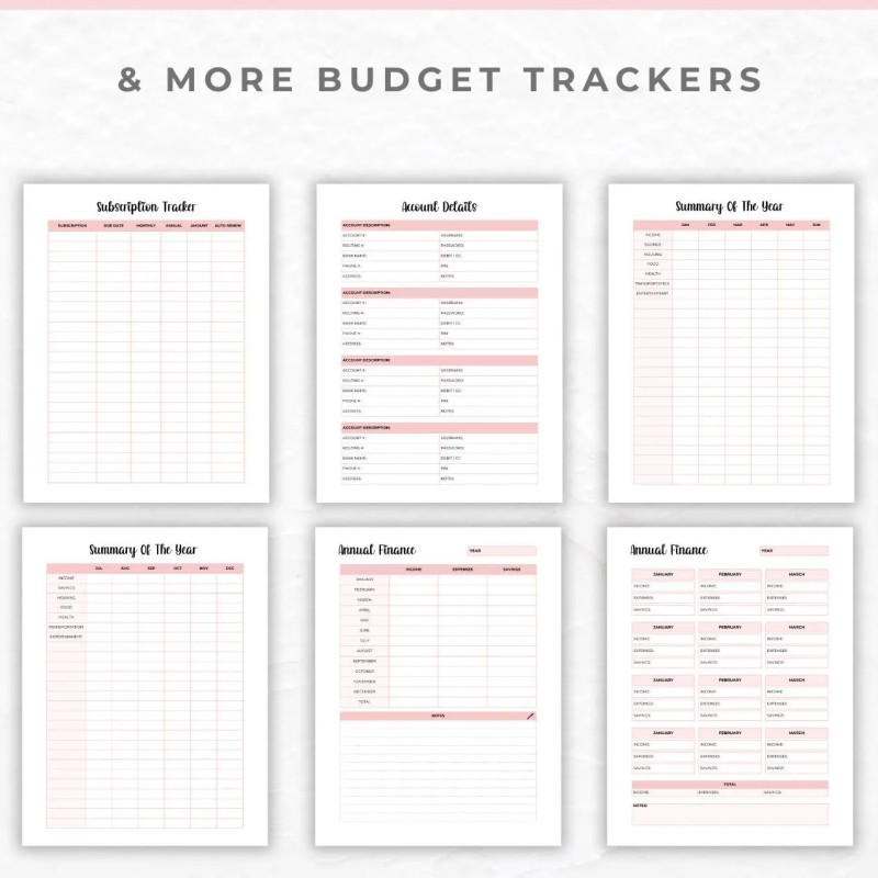 Printable Monthly Budget Planner: Bill Tracker, Savings & Debt (PDF Download)