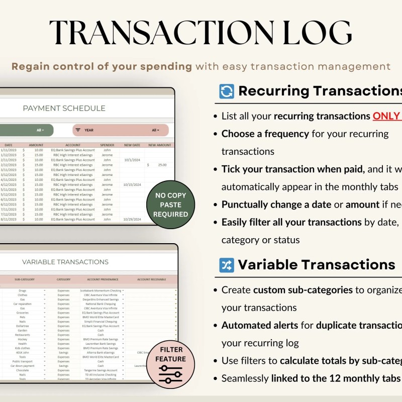 Ultimate Annual Budget Spreadsheet Excel Google Sheets Budget Template Monthly Budget Tracker Financial Planner Bill Tracker Debt Tracker