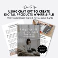 ChatGPT Digital Product Guide Canva eBook with MRR PLR