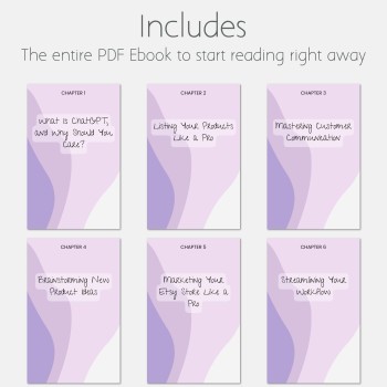 ChatGPT for Etsy Success: Smart Seller's Guide | Digital Download | AI Marketing | SEO Tips | Product Description Help | Algorithm