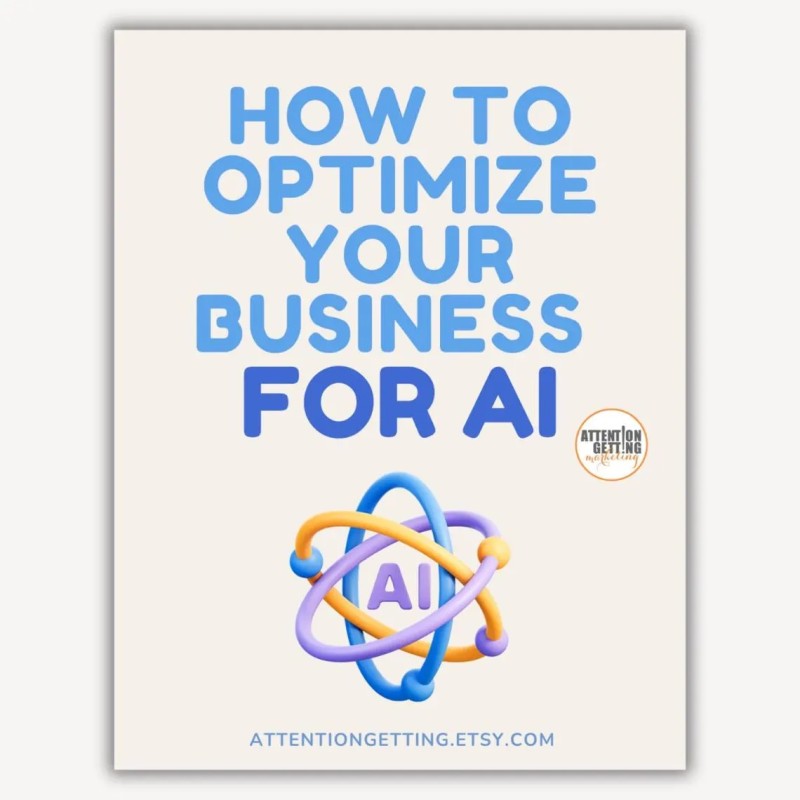 Optimizing Your Business Website for AI, How to Get Your Business Recommend in AI Searches 6-Page Checklist & Plan
