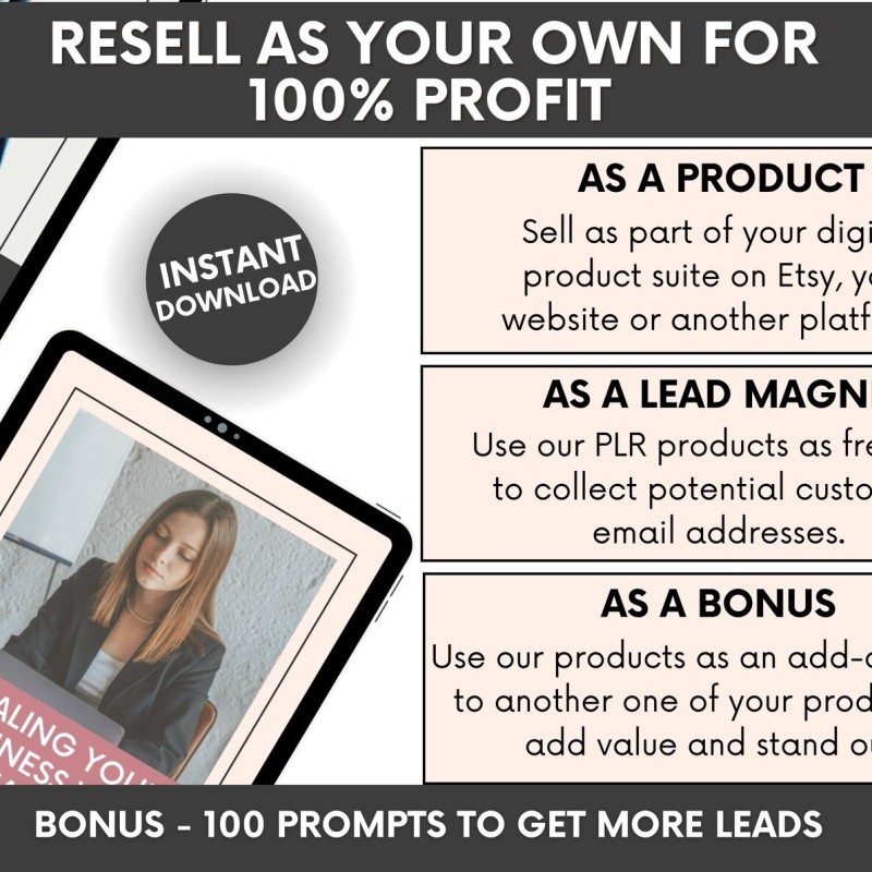 Scaling Your Business With ChatGPT Ebook with Master-Resell-Rights, DFY ChatGPT for Business Growth Guide PLR, AI Ebook Ready-to-resell