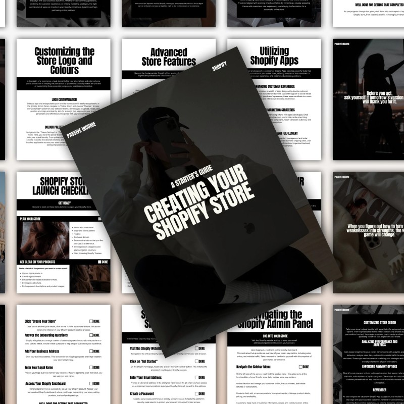 Shopify Store Starter Guide Master Resell & Private Label Rights (eBook)