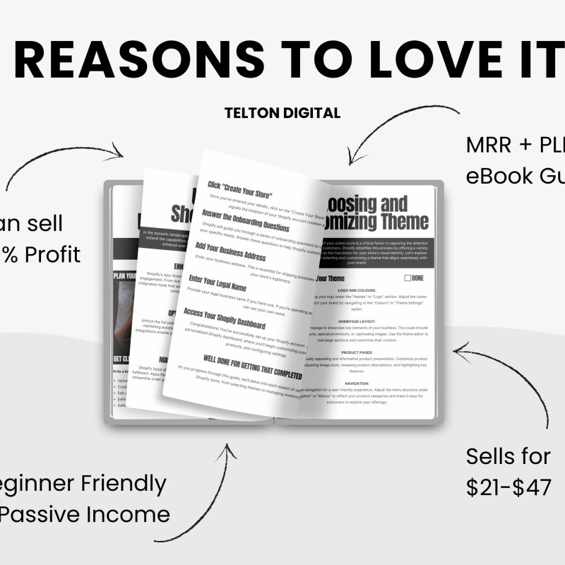 Shopify Store Starter Guide Master Resell & Private Label Rights (eBook)