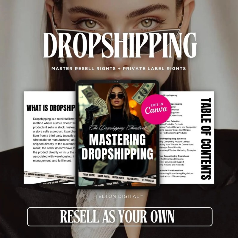 The Dropshipping Handbook  Beginner Guide to Start an Ecommerce Business  Shopify Dropshipping Strategy