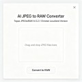AI JPEG to RAW Converter | Topaz JPEGtoRAW AI 2.2.1 Chinese Localized Version