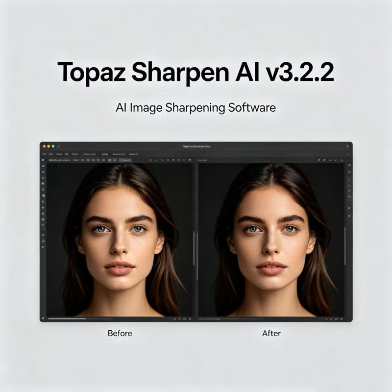 AI Image Sharpening Software | Topaz Sharpen AI v3.2.2