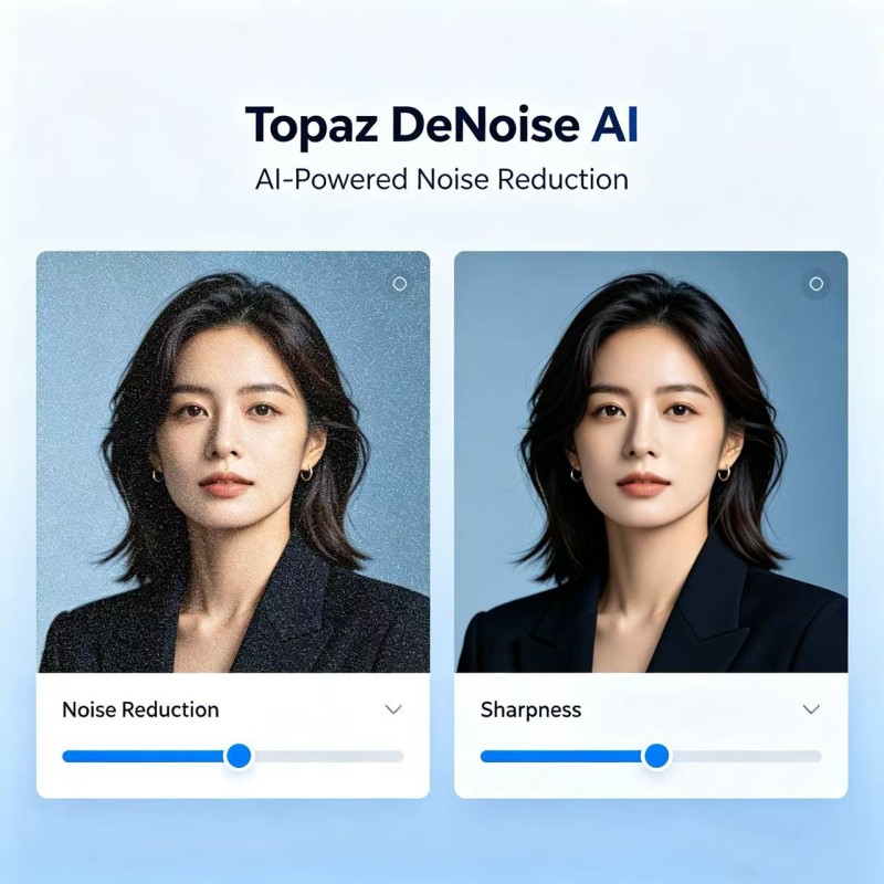 AI Photo Noise Reduction Tool | Topaz DeNoise AI 