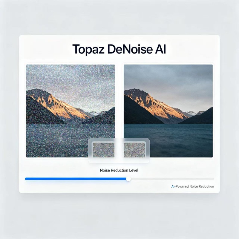 AI Photo Noise Reduction Tool | Topaz DeNoise AI 