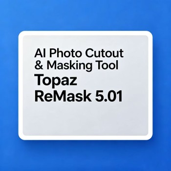 AI Photo Cutout & Masking Tool | Topaz ReMask 5.01